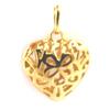Les Trésors De Lily [G1627] - Gold Plated Pendant 'Love Choreography'