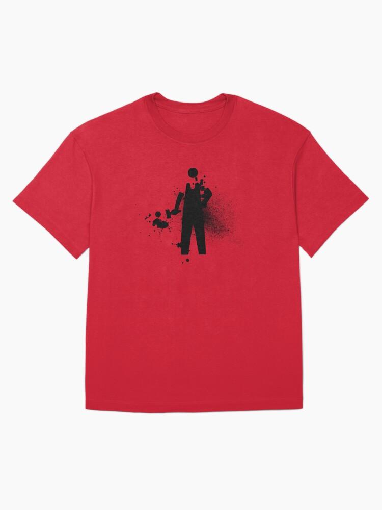 Work Hard Übergroßes T-Shirt