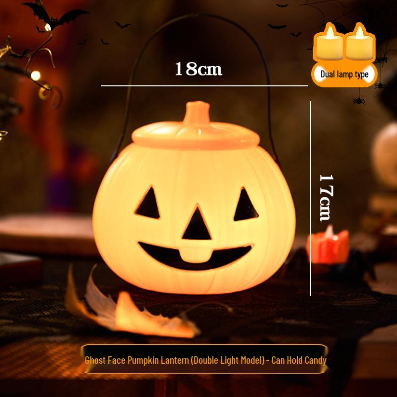 Children's Pumpkin Lantern Candy Basket for Halloween