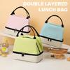 Sturdy Oxford Lunch Pack with Two Levels Easy To Use Designs Accessory for Picnics School and Workplace Dining