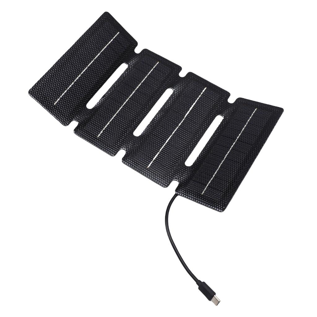 20W Solarpanel,   Dünnes faltbares Solar   141g mit Typ C ETFE monokristallines Solarpanel für Reisen im Freien
