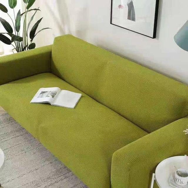 

Чехлы на диван из флиса для гостиной, чехол на кресло, плед, угловой диван L-образной формы, чехол для дивана, чехол для домашнего сиденья pillow case 45x45cm зелёный