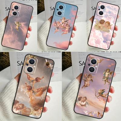 Cartoon Angel Baby Printing Case For OPPO Reno 8T 4Z 5Z 8 10 11 Pro 4 5 6 7 Lite OPPO Find X6 Pro X3 X2 X5 Lite Cover