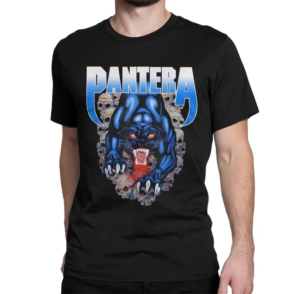 American Heavy Metal Band Pantera Poster Graphic Print Tshirt Men Women Crewneck Cotton Tee New  Harajuku Fashion Oversized Top