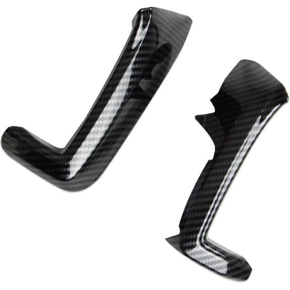 Carbon Fiber Style Center Console Dashboard Frame Instrument Panel Side Cover Trim Accessories for 2025-2026 Toyota Camry
