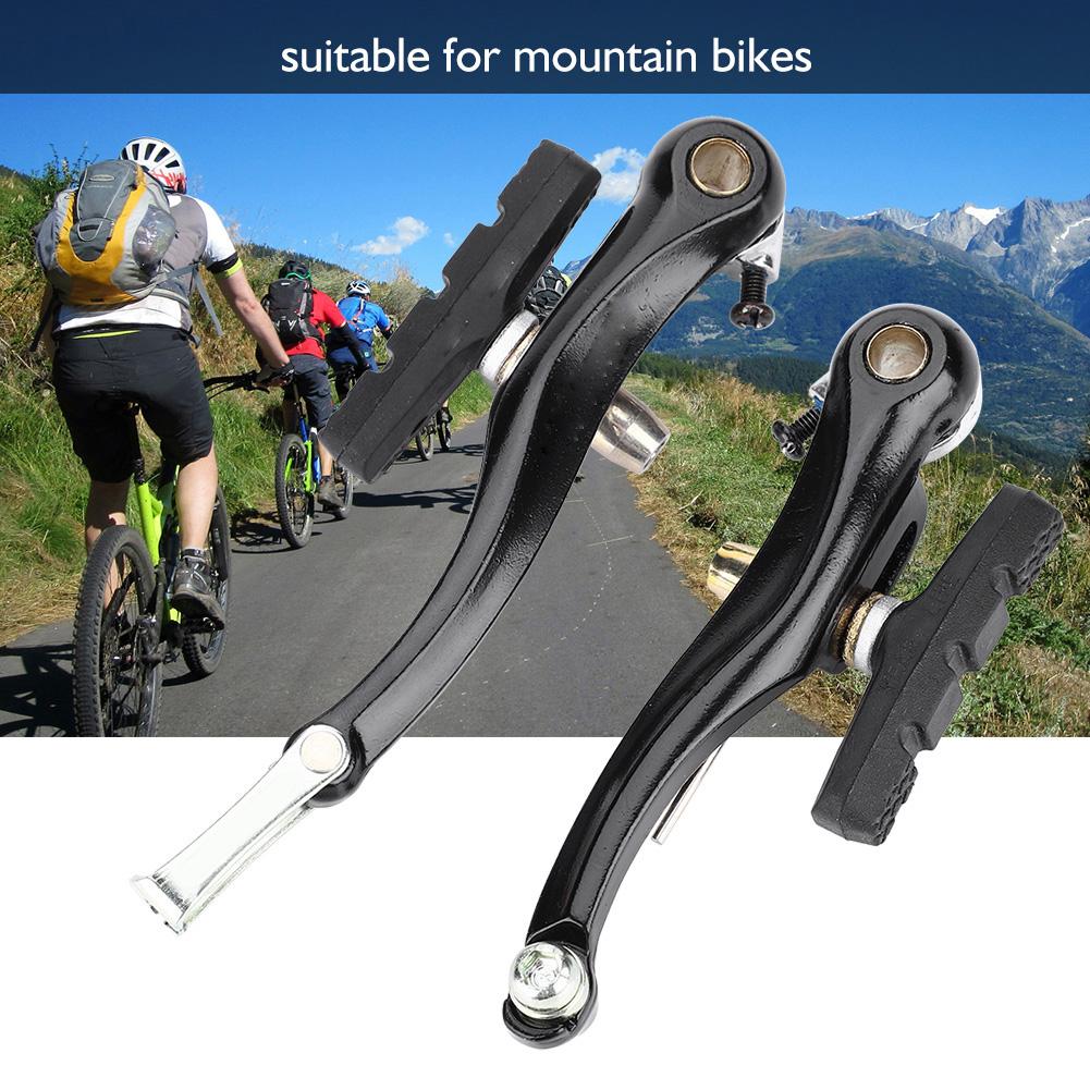 Bike V-Brake, 1 Pair V-Shaped Mountain Bike Double Mechanical Brake Set Repair Parts Accessories