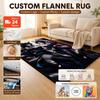 Twin Catgirls Black Lingerie Printed Rug Thick Nonslip Carpet For Gaming Room Study Living Room Home Party Decor Christmas Gift