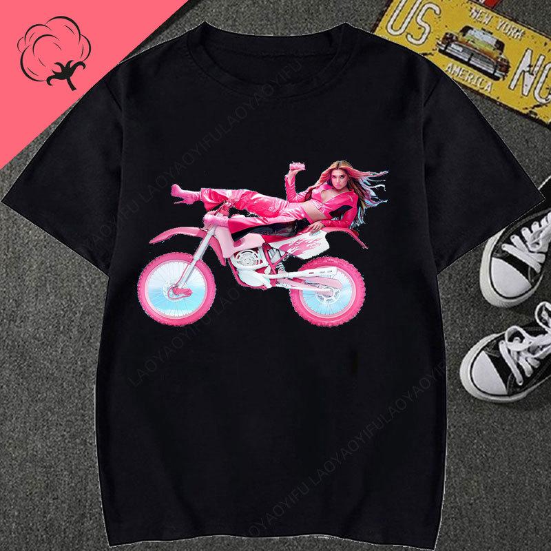 

2025 Lola Indigo Camiseta Tour Merch Cotton Oneck Humorous TShirt Spain Singer Popular Shirt Hot Sale Tops Women Y2k Clothing 4XL