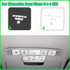 Car Buttons of Car-Style Roof Reading Buttons Interior Accessories for Mercedes Benz Class C E S GLC W205 W213 W22 X253