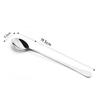 6-Piece Long-Handle Stainless Steel Spoon Set - Thickened Multi-Use Utensils for Coffee, Stirring, Ice Serving & Kitchen Tasks