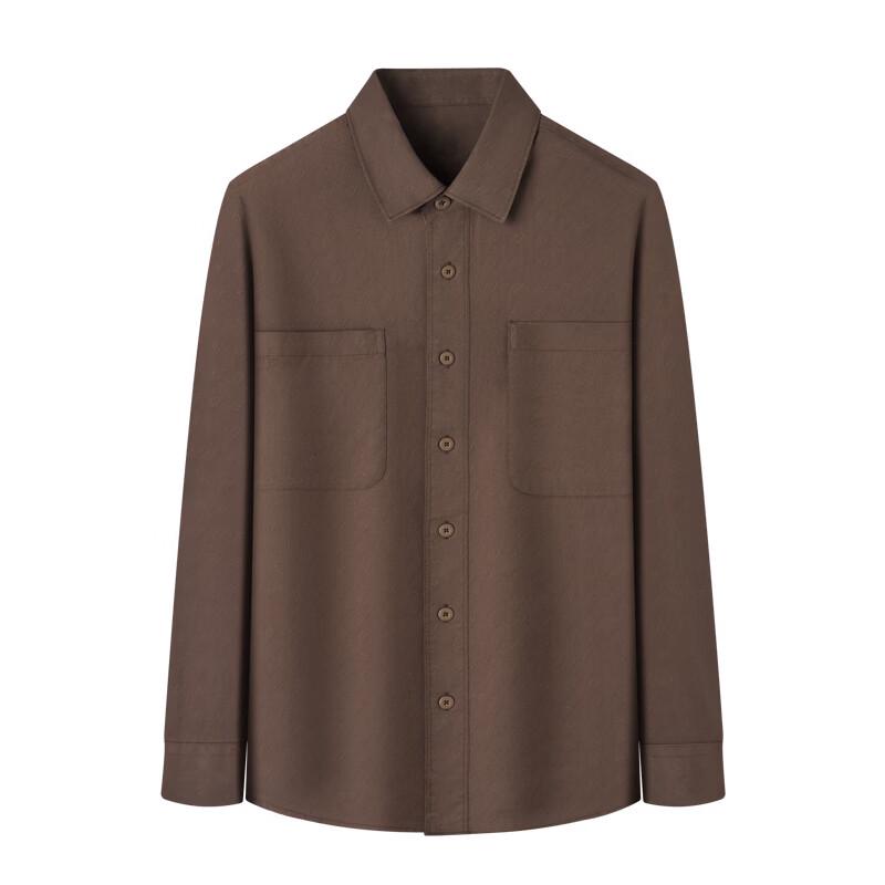 Judger Men's Long Sleeve Cotton Blend Button-Down Shirt