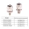 M4 M5 M6 M8 Screw Thread Nickel Plated Brass Syringe Metal Luer Lock Adapter