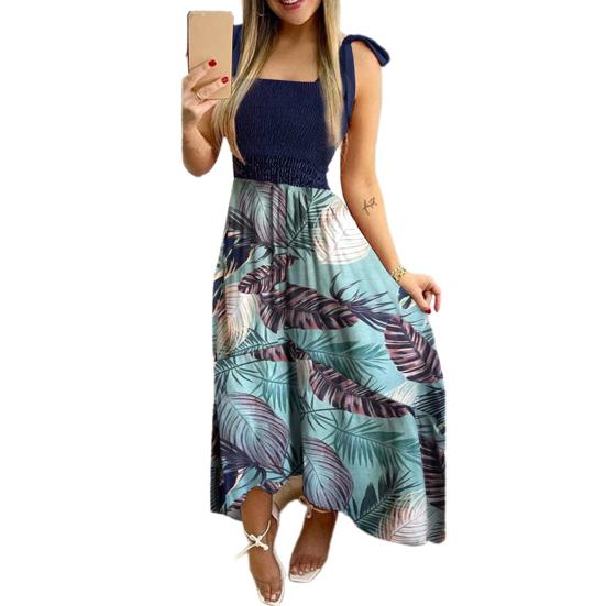 

Летнее платье для женщин больших размеров, пляжный отдых, сексуальная юбка-бретелька с цветочным принтом, богемное повседневное мини-платье большого размера 3XL