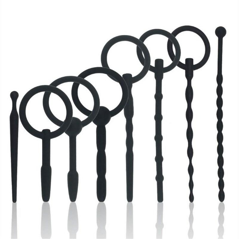 New Silicone Urethra Catheter Male Penis Plug Tube Urethral Catheter Stretcher Sound Dilator Erotic Adult Sex Toy For Men