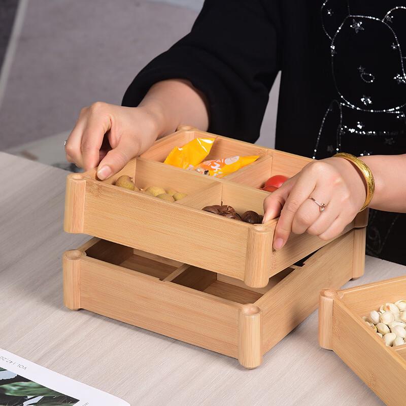 Japanese Style Rice Husk 3-Compartment Serving Plate