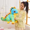 Plush Dinosaur Toy With Color Changing Blue Soft Stuffed Animal For Kids Playroom Decor