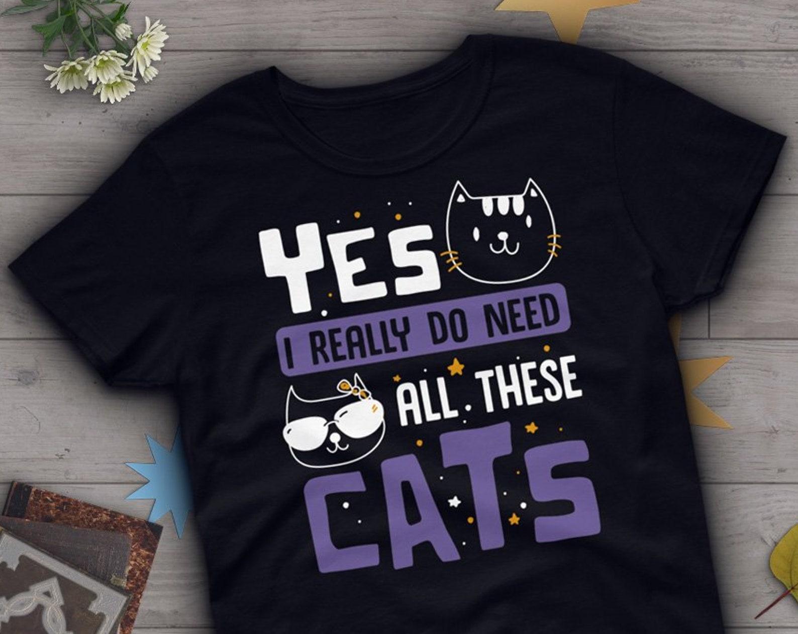 Funny Cat Shirt,  , Cat Lover Gift, Cute Cat T-shirt, Cat Lover TShirt, Pet Graphic Tee, Cat Lover Top, Purple, Blue, Navy, Black 160