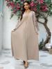 AB420 Middle East Women's Embroidered Cord Muslim Pullover Dress