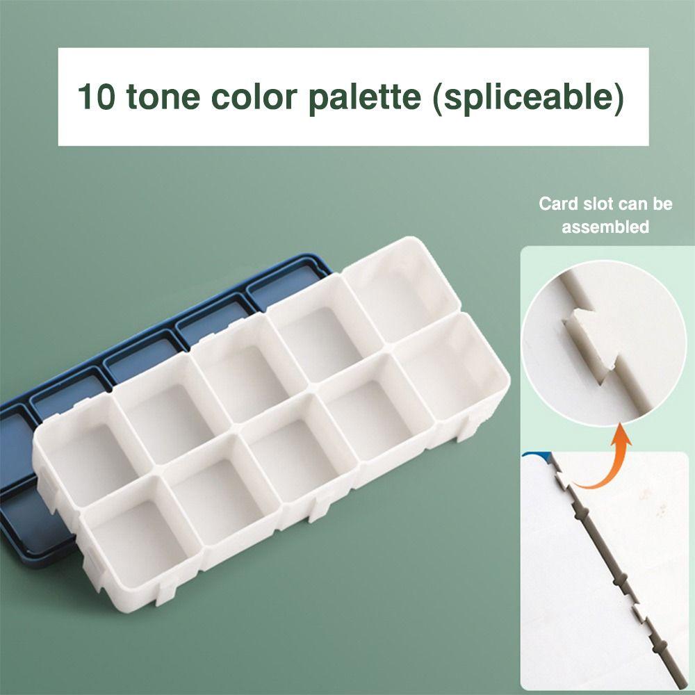 

Лоток для краски Seal Paint с мягкой крышкой, пластиковая коробка, многофункциональный органайзер для ювелирных изделий Soft Lid-10Grids