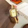 SUNLIFEX New Square Dial Women's Quartz Watch Brand Dress Gold Bracelet Strap Watches Original Simple Wristwatch Ladies Clock