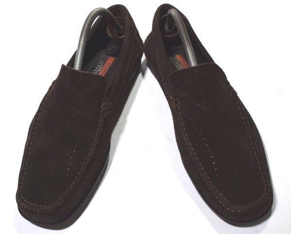 Hergestellt in Deutschland Lloyd CLASSIC Mackay Konstruktion Wildleder Slipper 27.0 Braun(GEBRAUCHT)