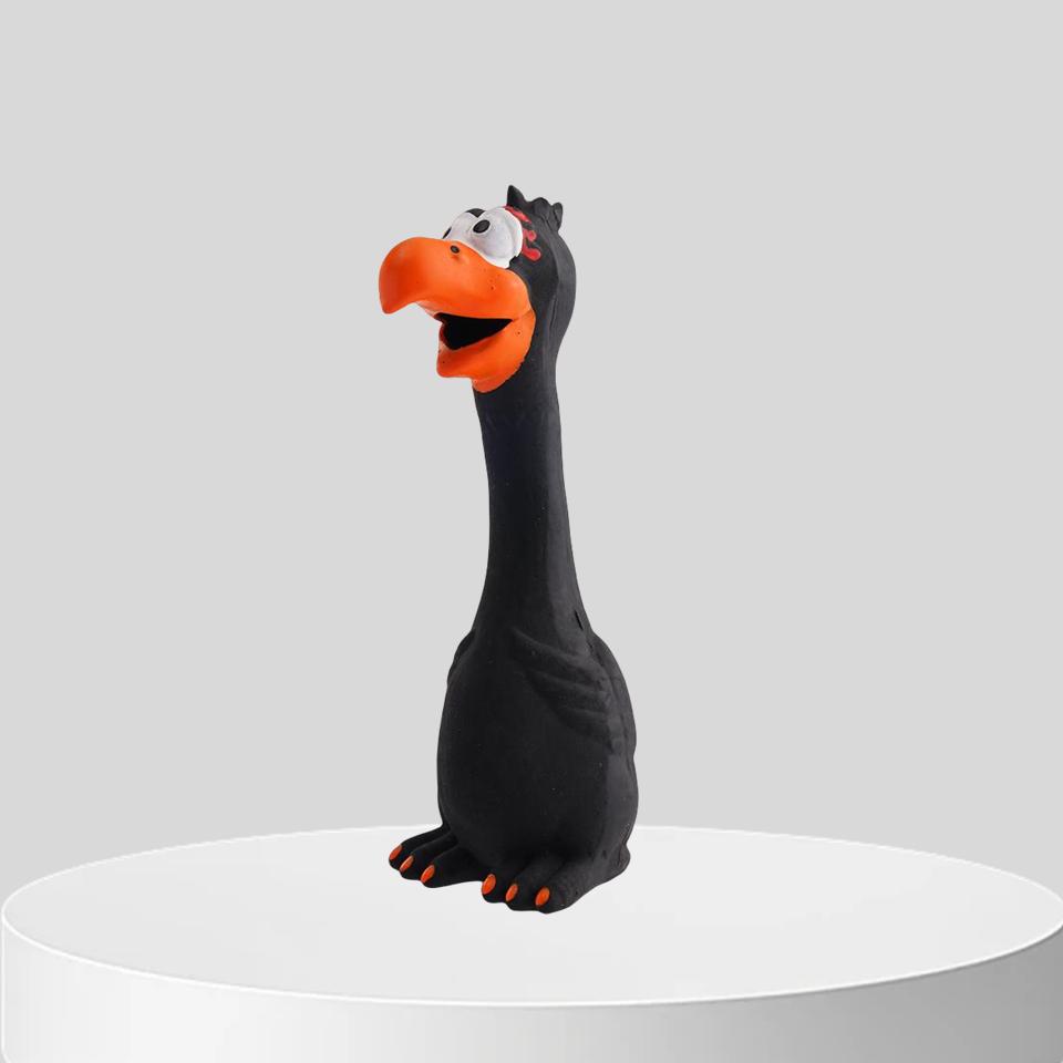 Rot/Blau/Schwarz Niedliches Hund Quietschspielzeug Latex Hühnerform Langlebig zum Kauen für kleine bis mittelgroße Rassen Interaktives Haustierbedarf