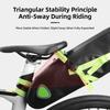 Bolsa de Selim de Bicicleta à Prova de Chuva Bolsa de Traseira de Bicicleta Grande Capacidade 10L com Estrutura para Mountain Bike e Estrada