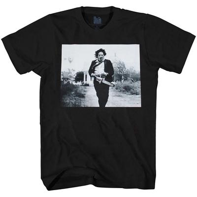 Texas Chainsaw Massacre Leatherface Running 100% Baumwolle T-Shirt Herren T-Shirts Top