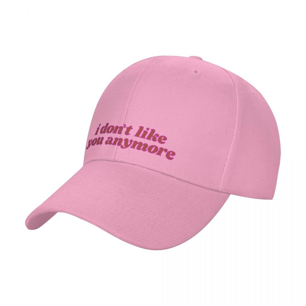 i don’t like you anymore text Baseball Cap Brand Man cap Uv Protection Solar Hat Women's Hats Men's