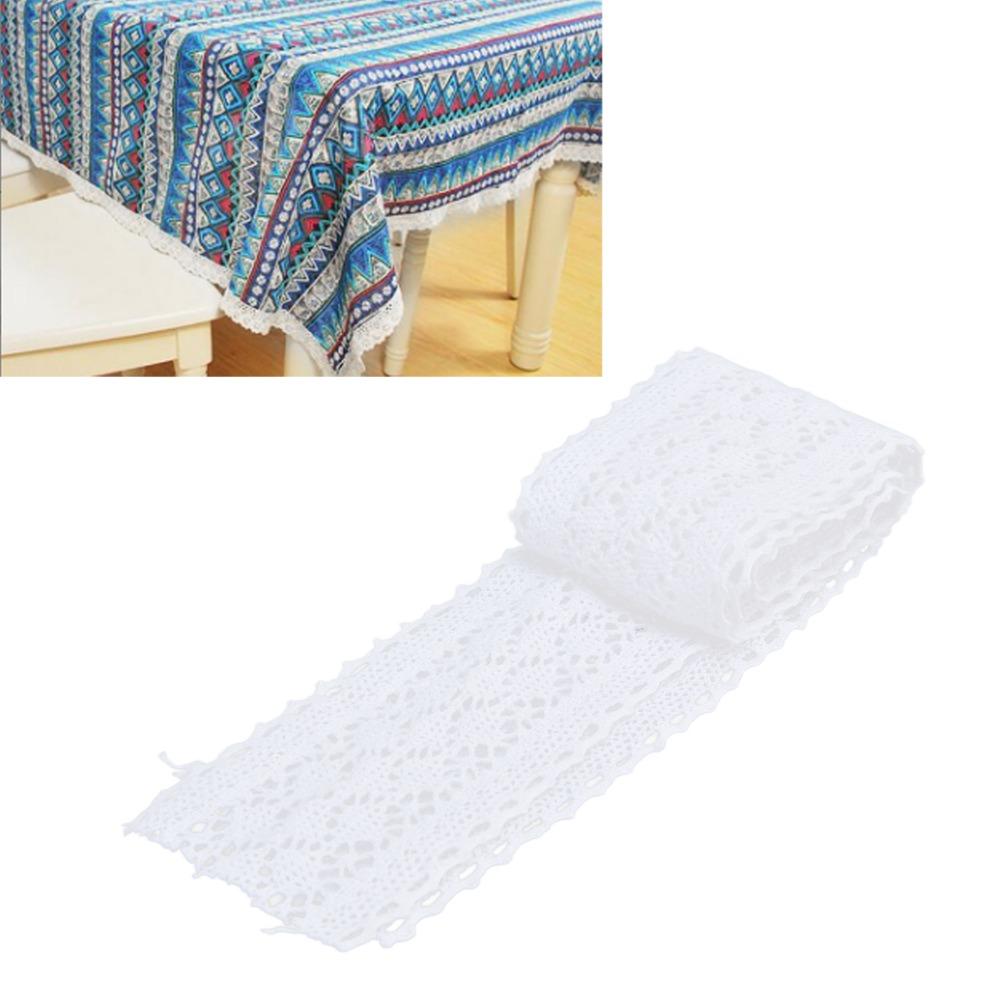 1pcs 10 Yards Lace Trim Cotton Threa Cotton Lace Vintage Lace Ribbon For DIY Crafts