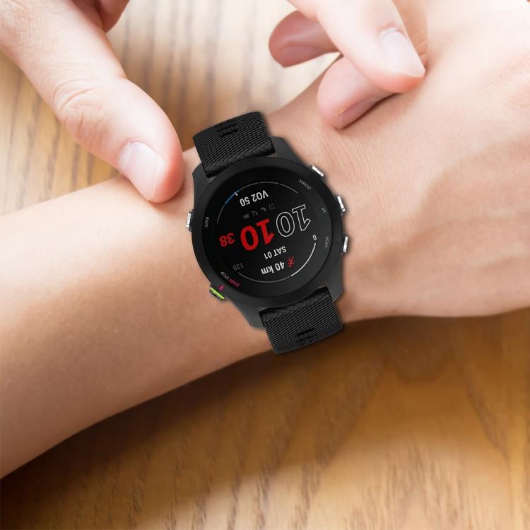Pro Garmin Vivomove 3S 18mm Jednobarevný silikonový řemínek k hodinkám
