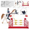 Thatched Cottage Farm Scene Model: Horse Washing, Poultry Ranch, Sandbox Scenery Ornament
