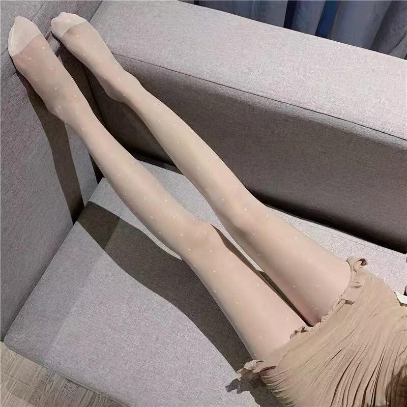 

Сексуальные черные чулки женские сердечки горошек Лолита колготки узкие высокие носки женские хорошие эластичные чулки эротическое белье One Size