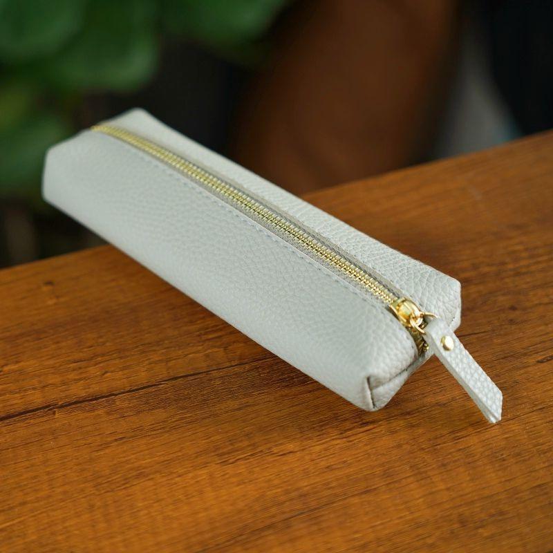 Soft Leather Glasses Bag Portable Makeup Storage Bag Purses Stationery Bag Travel Zipper Cosmetic Pouch Sun Glasses Case