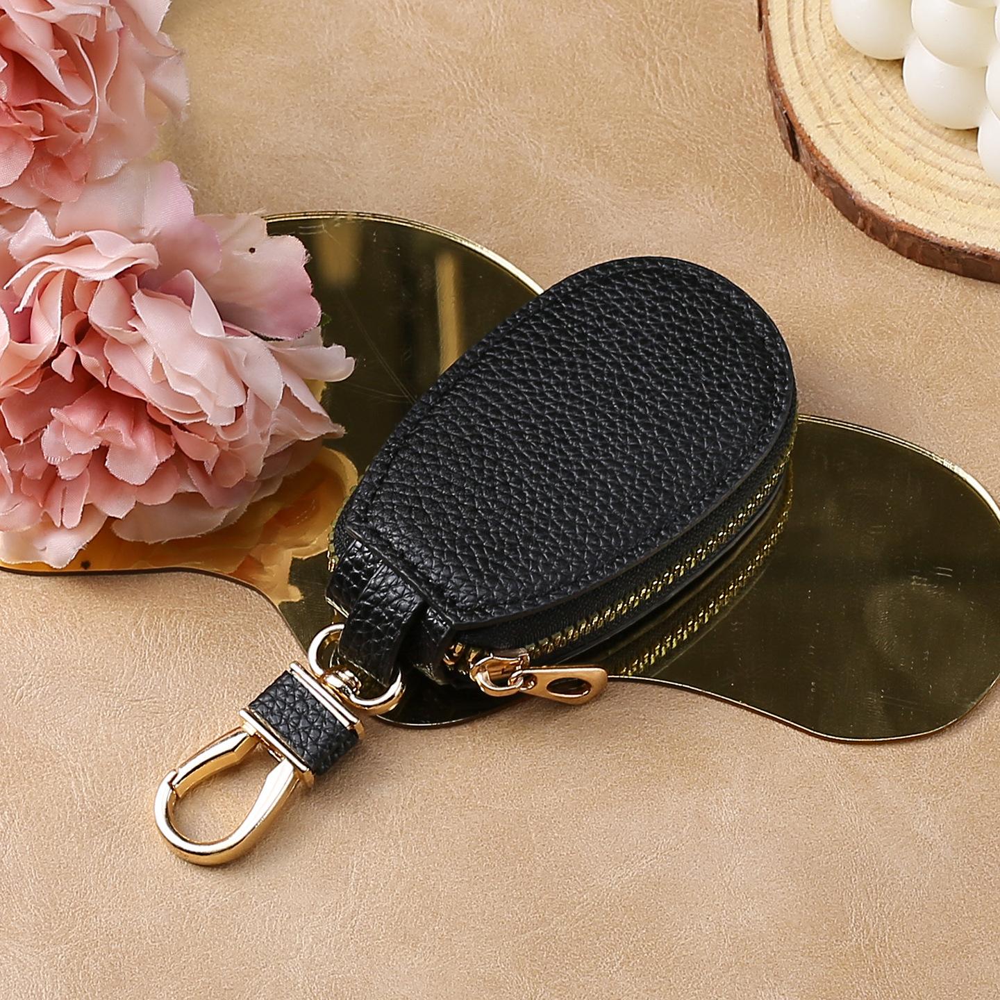 

Universal Car Key Bag Men s And Women s Key Bag Large Capacity Multi-function Key Chain Storage Bag Simple And Small Household чорний
