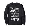 Taco West Highland White Terrier Westie Dog Long Sleeve T-Shirt
