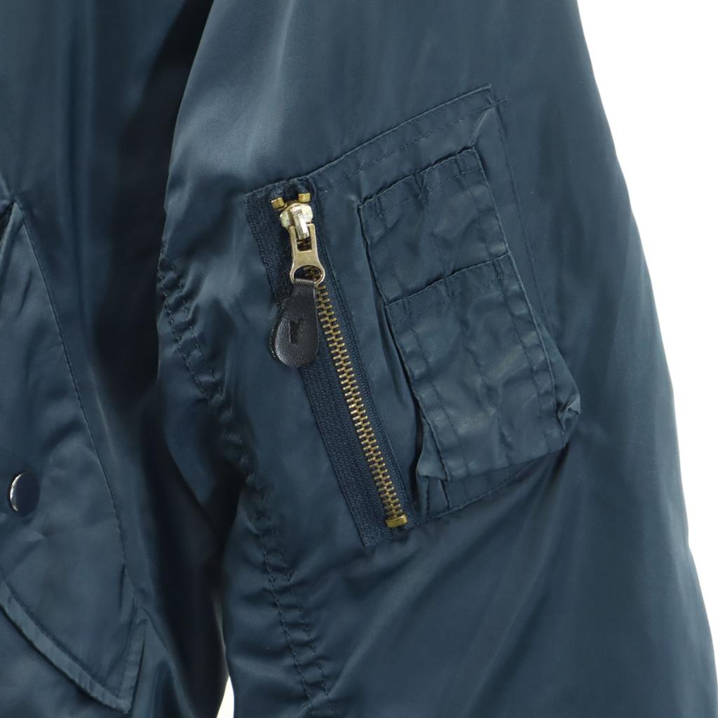 US AIR FORCE Alte Konsumgüter MA-1 Fliegerjacke M Marineblau Herren Gebraucht