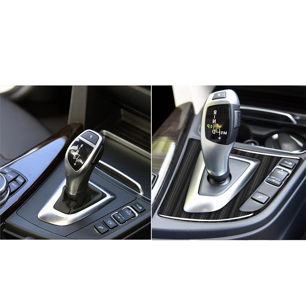 1PCS Car RHD Carbon Fiber Gear Shift Panel Trim Sticker For BMW 3 Series F30 F34