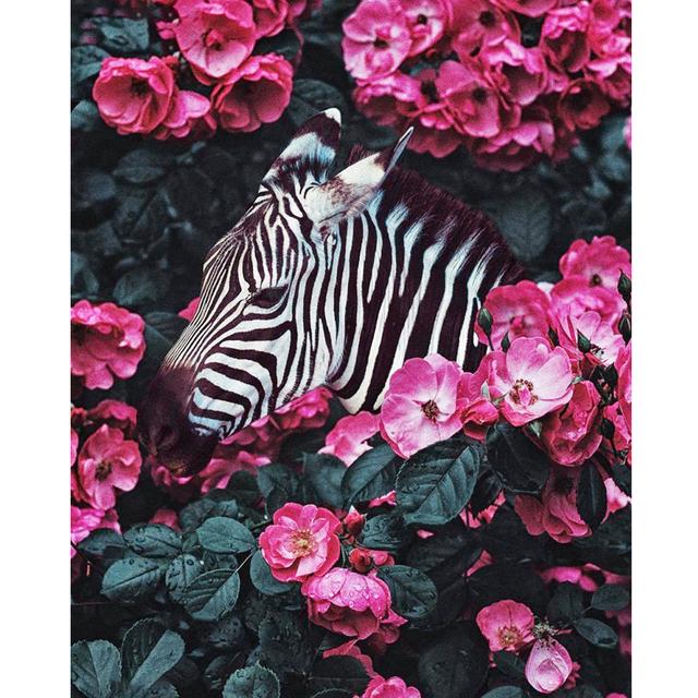 Full Round Diamond Painting Tiger Lion Face And Flower Picture Of Rhinestones Diamond Embroidery Decor For Home