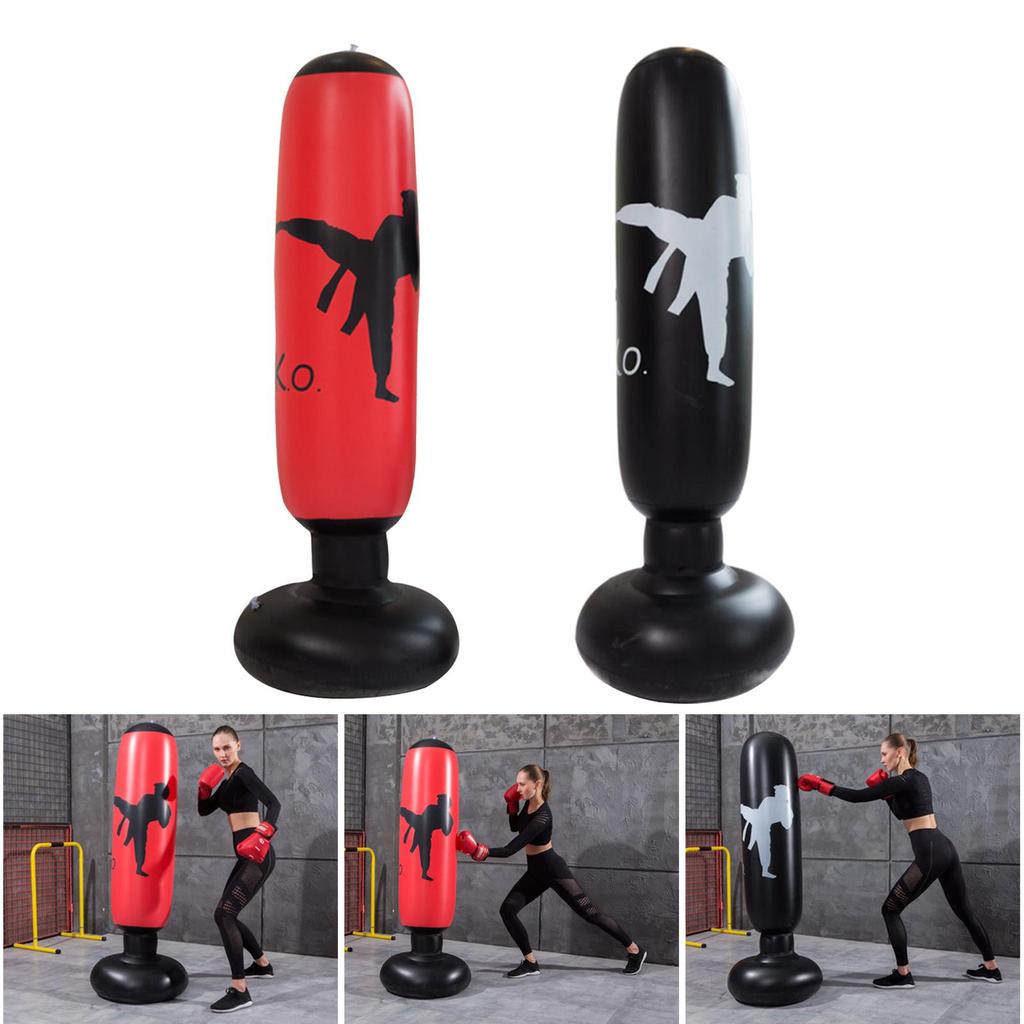 160cm Inflatable Boxing Punch Bag Kick MMA Training Sandbag