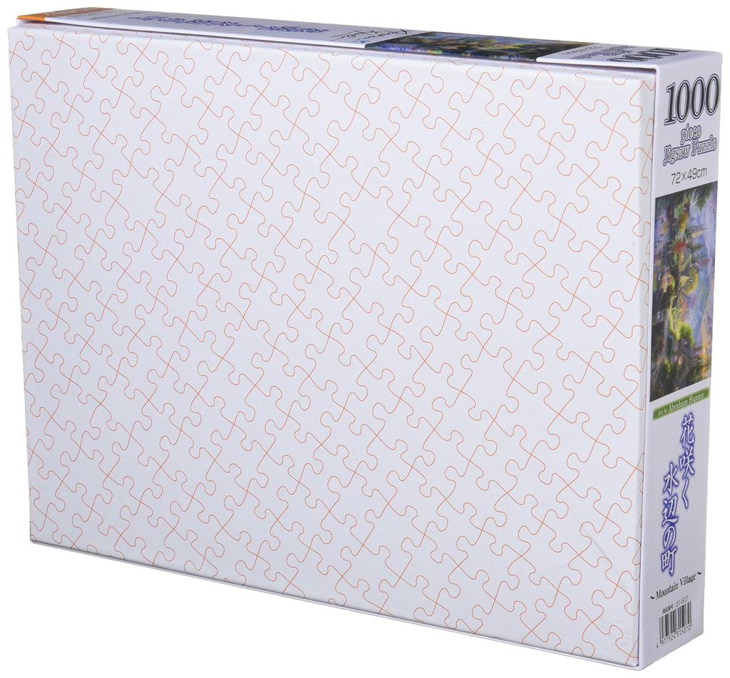 [Made In Japan] Beverly 1000-Piece Jigsaw Puzzle: Blooming Waterside Town (49 X 72 Cm) 31-507