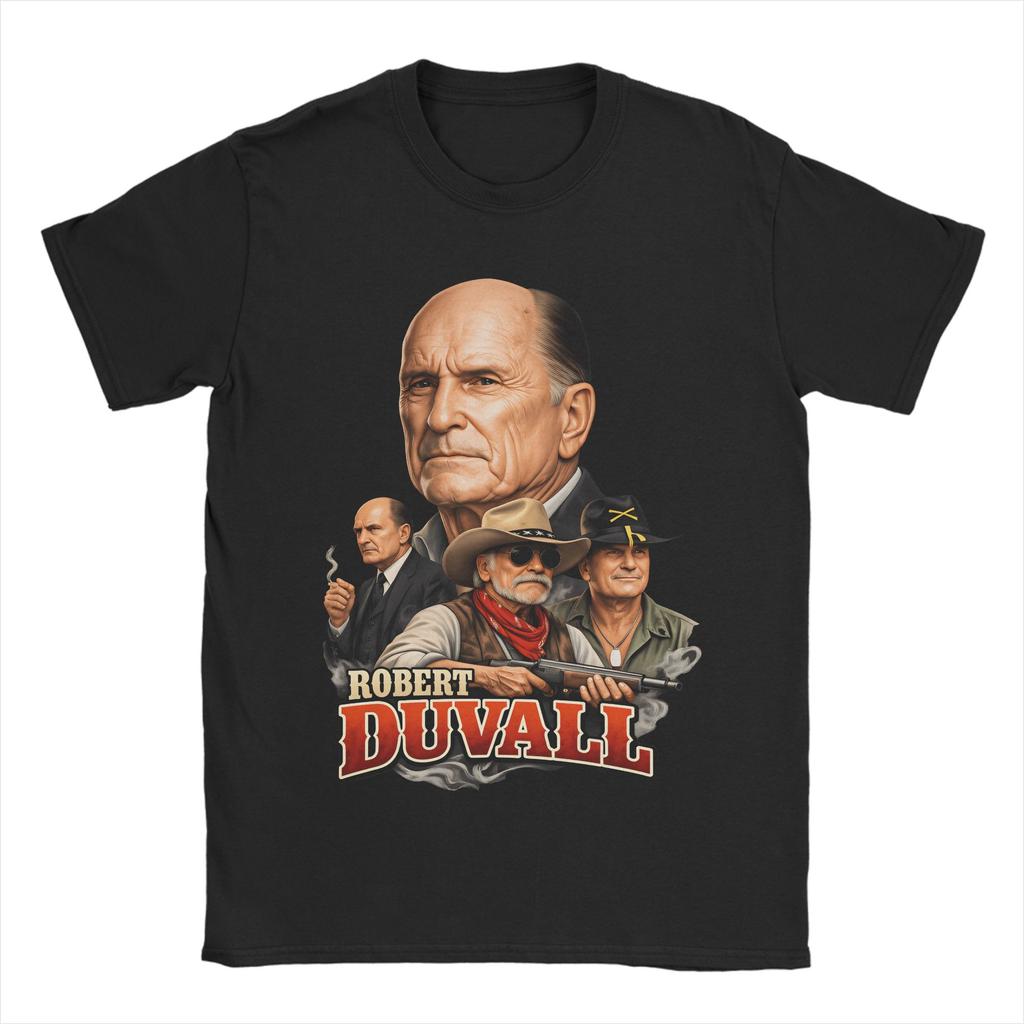 Robert Duvall TShirt Summer  Harajuku TShirts Mens  Cotton Breathable Oversized Clothing ShortSleeve Vintage Tops