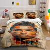 Abstract Portrait with Splashes. Bedding Sets Duvet Cover Sets Duvet Covers Pillowcases(1 * Duvet Cover 2 * Pillowcases Without Duvet Insert)