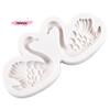 M-Swan Silicone Candle Mold for Aroma Soap And Chocolate Pudding Mousse Cake Valentine's Day Baking Decorating Tool