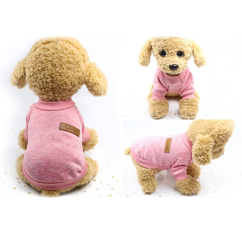 Cheap Pet Warm Pet Sweater Jacket Cats Coat Dog Clothes Sweatshirt Unisex Casual Plus Size