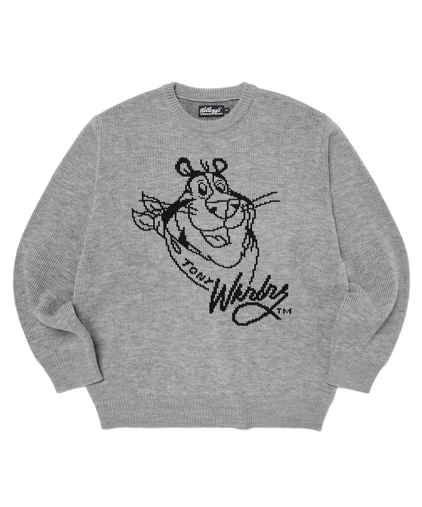 WKNDRS Kelloggs Knit Sweater (L.Grey)