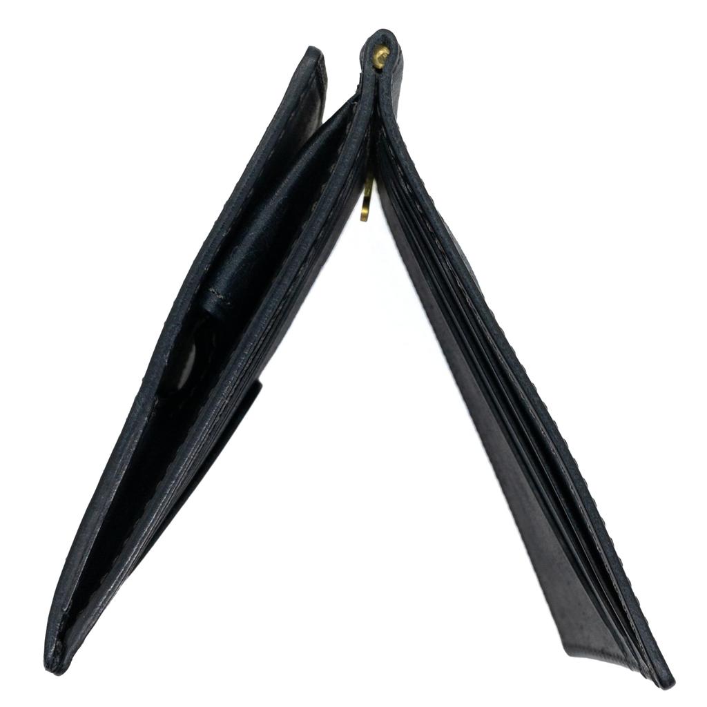 His Factory Money Clip with Coin Purse (Navy)