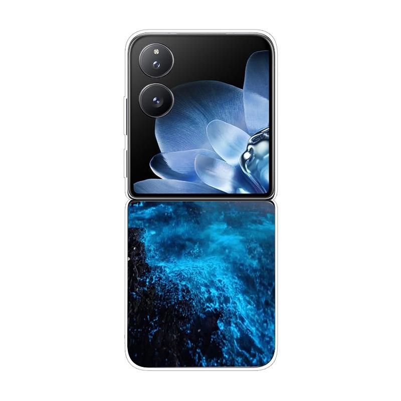 Hard PC Cover For Xiaomi Mix Flip ShockProof Phone Case For Mi Mix Flip 5G Ultra-Thin Back Clear MixFlip Shell Cover Coque Funda