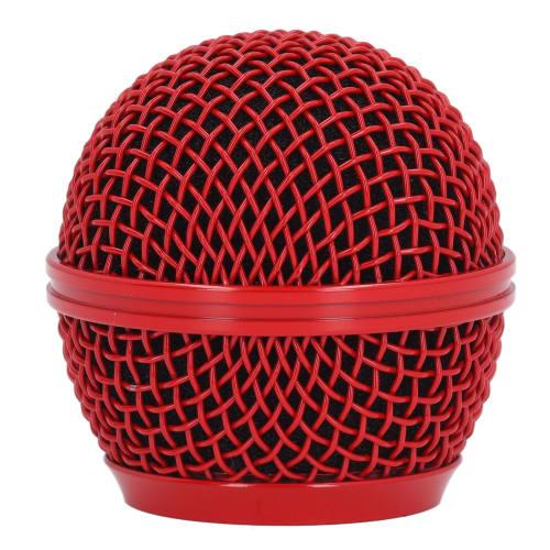 Replacement Microphone Grille for SM58S, SM58LC, BETA58, BETA58A, SA M30, SV100, UT2, PGX24, and SLX4 Microphones, Stainless Steel Microphone Grille B