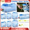15/10/7.5/5.5L Camping Water Bucket Water Container Travel Water Bucket Portable Water Jug with Tap Car Water Bucket